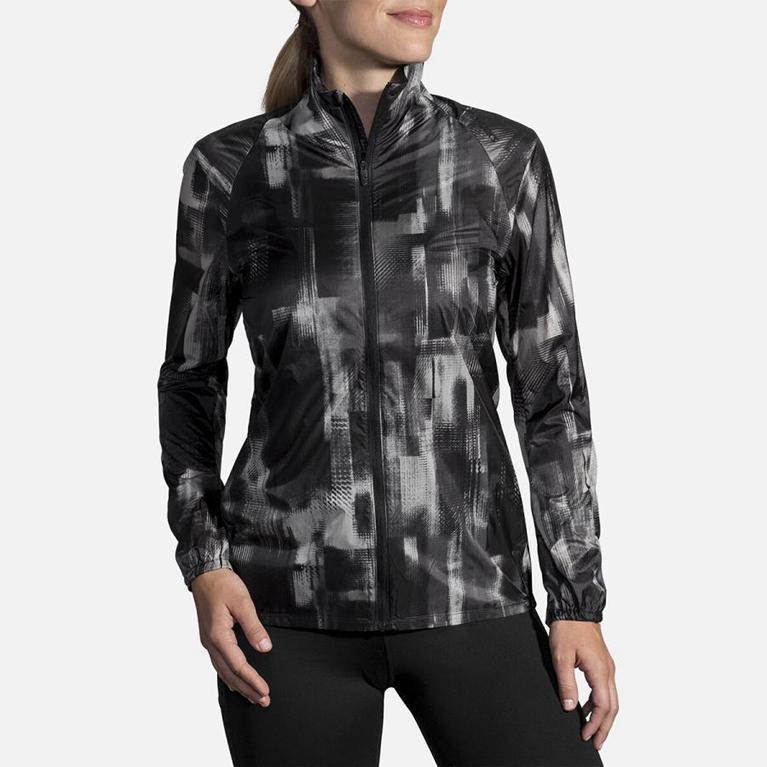 Brooks LSD Running Jackets - Women's - Grey (79538-VWJH)